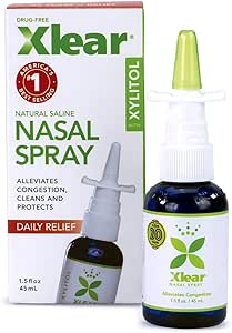 Xylitol ile Xlear Natural Nasal Spray, 1.5 fl oz (Pack of 1)