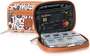 Easy Kit Pill Case - Medical Weekly Medicine Organizer with Reforce Seven-Day Vitamin & Supplement Box (Light Brown Woods)
