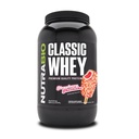 NutraBio Classic Whey Protein Toz Supplement - Protein Per Scoop 25g - Full-Spectrum Amino Asit Profil No Fillers, Yapay Renkler veya Preservatifler - Strawberry Shortcake, 2 Pounds