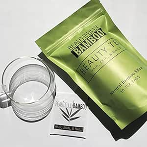 [Beautily Bamboo] Silica Rich Bamboo Tea for Hair, Skin, Nails (30 Filtre Kağıt Çanta)
