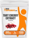 BulkSupplements.com Tart Cherry Extract Toz - Tart Cherry Supplement, Herbal Supplement - Antioksi Kaynağı, Gluten Free, 500 mg per Service, 5 kg (11 lbs) (Pack of 5)