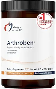 Sağlık Arthroben Unflavored/Unsweetened - Collagen Powder Toz + Botanikleri Sağlıklı Ortakları Desteklemek için - İçme Mix, Non-GMO (30 Hizmet / 330g)