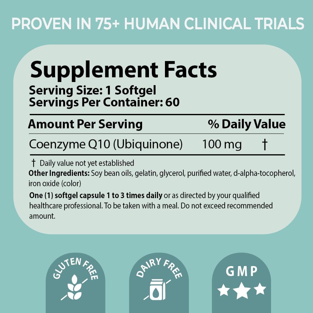 Pharma Nord Bio-Quinone Gold Coenzyme Q10 100 mg | The Original CoQ10 | High Abors, Backed by Research | Essential Anti foroxy, Heart Health and Ferttitude Support* | 150 Softgels