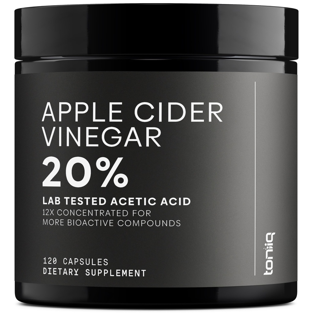 Apple Cider Vinegar Capsules - Ultra High Potency 2,010 mg Formula 20 Acetic Acid & Cayenne Pepper ile - Anne ile Yap - Üçüncü Parti Lab Test Edildi - 120 Capsules