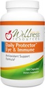 Wellness Kaynakları Daily Protector Eye & Immune - Lutein, Lycopene, Zeaxanthin, Cryptoxanthin, Bilberry ve More for Eye, Immune, and Skin Health (180 Capsules)