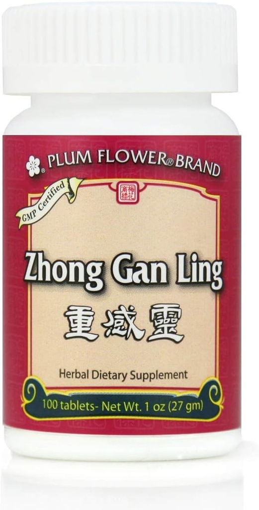 Zhong Gan Ling Tabletleri, 100 ct, Plum Flower