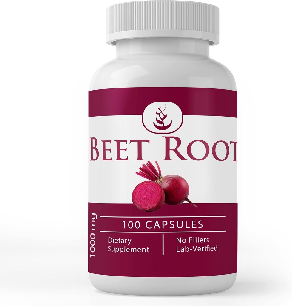 Pure Original Materialss Beet Root, (100 Capsules) Her zaman Pure, No Wordss Or Fillers, Lab Onaylandı