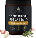 Eski Beslenme Kemik Broth protein Toz, Tavuk Soup, Grass-Fed Chicken ve Beef Bone Broth Toz, 15g Proteinleri Serviste, Sağlıklı Bir Gut, 15 Hizmet