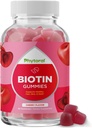 Phytoral Biotin Gummies for Hair and Nail Growth - Biotin Gummies for Hair Care Youthful Skin Care and Nail - 5000mcg per Serving Skin Nails Βιταμίνες Ενήλικη Ομορφιά