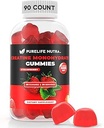 Creatine Monohydrate Gummies - 3g Serving, Sugar Free, 90 Count, Non-GMO, Designed for Men & Women, Gluten Free, Non Bloating - Vegan, Haal, Kosher. (90 Μονάδες, Φράουλα)