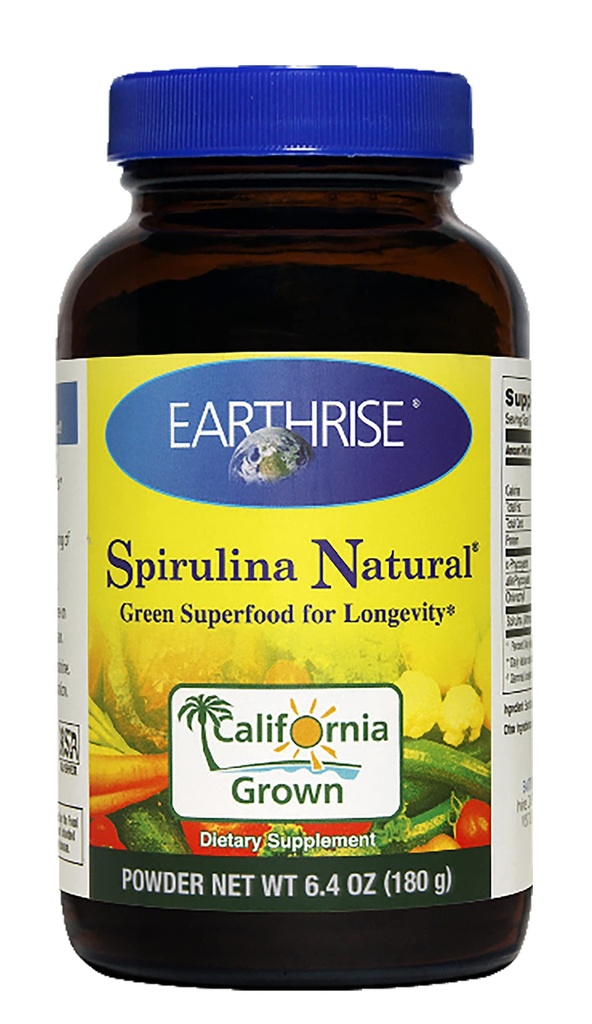 EARTHRISE Spirulina Toz 180 Gram, 0.01 Pounds