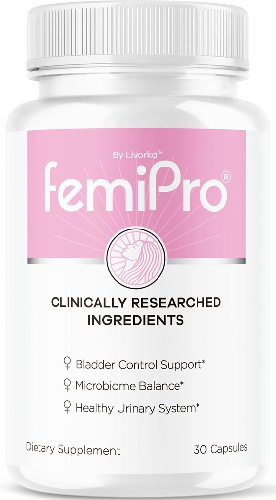 LIVORKA FemiPro Bladder Control Pills - Original FemiPro Capsules, Femi Pro Bladder Control Support Supplement, Probitic FemiPro Pills for General Health and Wellness Yorumlar, 30 Capsules for 1 Ay