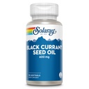 SOLARAY Black Currant Seed Oil 600 mg - Antioksis, Gamma Linolenic Acid (GLA), Alpha Linolenic (ALA) ve Linoleic Acid (LA) - Skin Health Support - 60-Day Garanti, 90