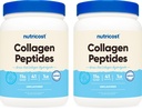 Nutricost Pure Collagen Hydrolysate (Bovine) Toz (2 Pack) - Grass Fed Bovine Collagen, 1LB Per Şişe