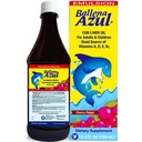 Ballena Azul Aceite de Hígado de Bacalao para Adultos y Niños, COD Liver Oil για ενήλικες και παιδιά, Βιταμίνες A,D,E, B1, Συμπλήρωμα διατροφής, Ωμέγα 3, Ενίσχυση συστήματος αμείωτο, Cherry (Cherry 15 OZ)
