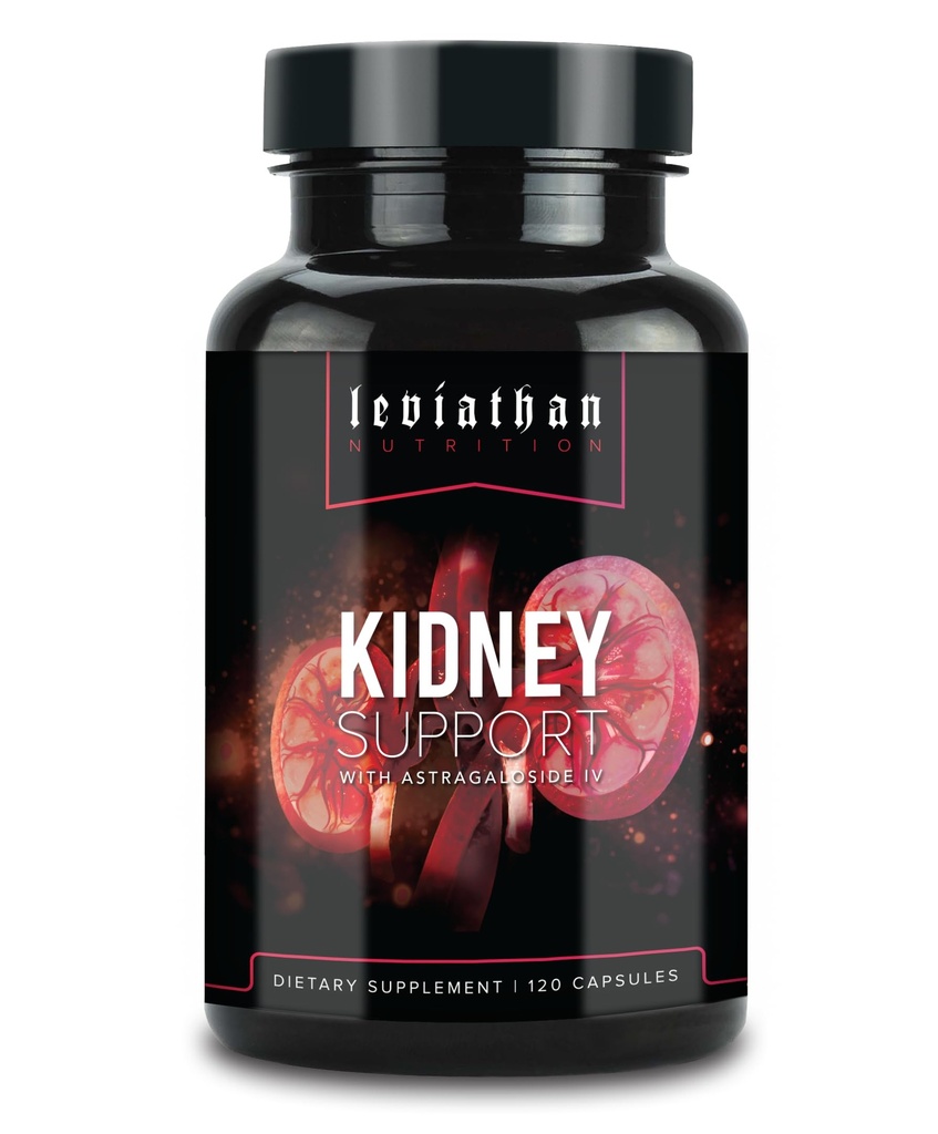 Leviathan Super Kidney Cleanse & Urinary Detox Formula | Optimal Kidney Health & Gallbladder Formula | Full Restore & Detox – Kidney Stones | 120 Caps