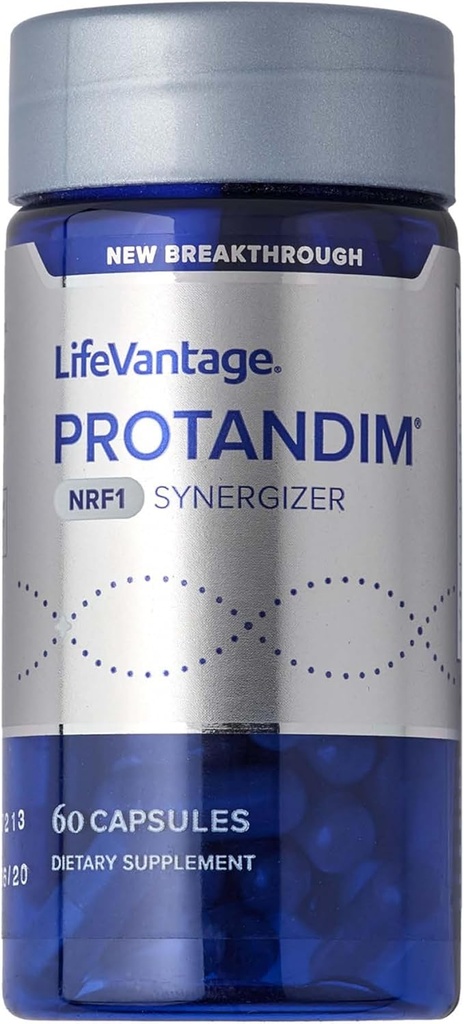 LifeVantage Protandim NRF1 Synergizer, NRF1 ενεργοποιητής για την Κυτταρική Υγεία, Λειτουργία, Παραγωγή ATP, Μιτοχονδριακά Συμπληρώματα για την Ενέργεια, Ζωτικότητα & Γήρανση Υποστήριξη, 60 Κάψουλες