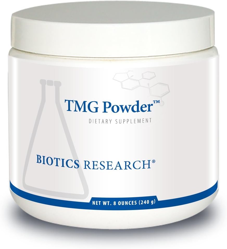 Biotics Research TMG Toz – Tritilglycine. Betaine. Tozlu Formula. Metrik Donor. Vascular Koruma. Kas Kazan. Detoxification. Sağlıklı Homocysteine Seviyeleri Destekler: 8 Oz (240g)
