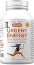 ANDREW LESSMAN Urgent Energy 30 Capsules - Güvenli, Sağlıklı Bir Enerji Seviyelerini Sağlıyor ve Well-Being, Green Tea, Guarana, BTC, Royal Jelly, Ashwagandha, B-Complex