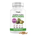 Vitapia Organik Artichoke Extract Supplement - Liver Cleanse Detox & Tamir, Liver Health, Digestion, Antioksi Support - 120 Vegan Capsules, Non GMO, Gluten Free