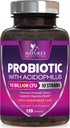 Probiyotiks 50 Milyar CFU per Service - 10 Strains + Prebiyotiks - Digestive Health, Gut & Immune Support - Supports Occasional Constipation, Gas & Bloating for Women & Men Raf Stable - 120 Capsules