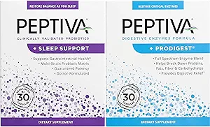 Peptiva Probiyotik ve Sleep Support 30 Count Digestive Enzyme 30 Kont