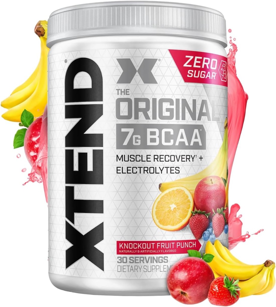 Xtend Original BCAA Toz 7g BCAA ve 2.5g L-Glutamine, Sugar Free Post Workout Muscle Recovery Drink with replicas for Men & Women, 30 Hizmetler