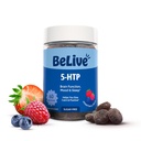 Live 5-HTP Gummies - 60 Ct I 5HTP Stresi Daha İyi Uyku için Gummies, Daha yüksek Focus, Mood Branson & Stres Yardımı I Serotonin ATM for Yetişkinler, Vegan 5 HTP Supplement - karma Bayan Flavor