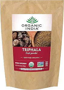 Organik Hindistan Triphala - Amla, Bibhitaki, Haritaki, Digestion & Colon Support, Immune System Support, Adaptogen, Vegan, USDA sertifikalı Organik - 1 lb Bag Bag Bag