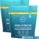 Primal Harvest Electrolytes Toz Paketleri Primal Hydration, Easy Open Packets, Energy Drink Mix 2 Pack Sche (Lemon Berry, 60 Packs)