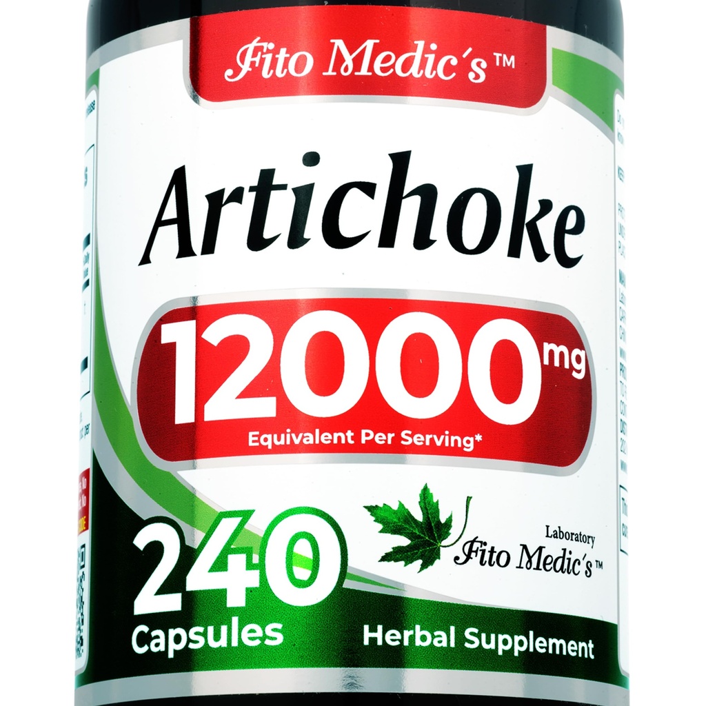 FITO MEDIC'S Artichoke Capsules 240 Count | Alcachofa Supplement | Digestive Support