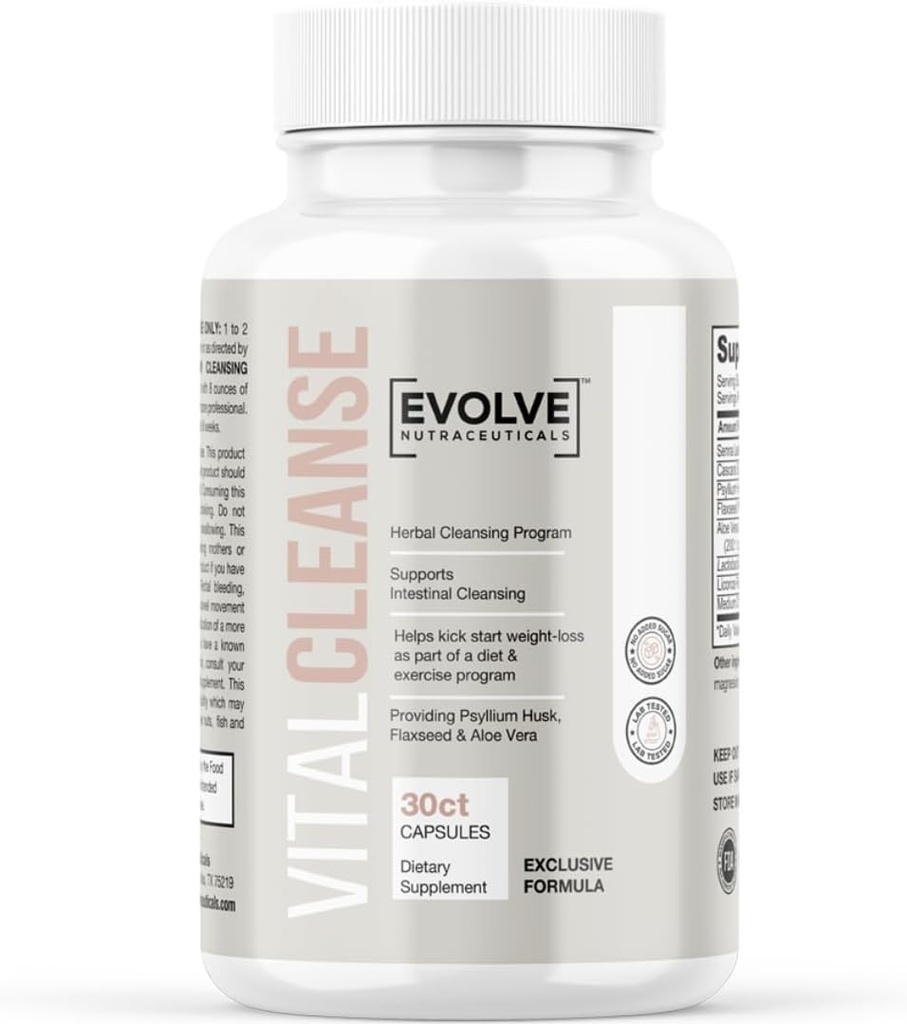 Evolve Vital Cleanse, Natural Detox Formula, Ανανέωση Ενέργειας και Ζωτικότητας, Ετοιμαστείτε για διακοπές