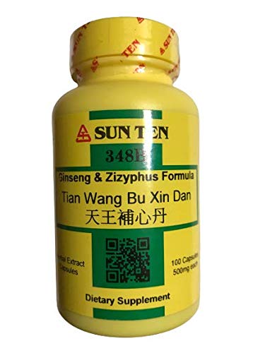 Sun Ten - GM & Zizyphus Formula Capsules /Tian Wang Bu Xin Dan / Ginseng
