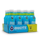 BIOLYTE Electrolyte Drink – Doctor-Formated Hydration Drink, Electrolytes Water, Chemoterapi Kadınlar ve Erkekler için Var, Bir Şişede Rehidr IV Sıvı - Sumelon, 16 Fl Oz (12 Pack)