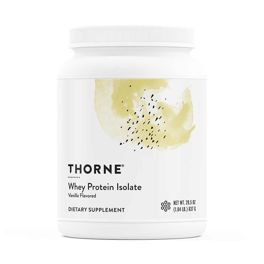 THORNE - Whey proteini - 21 Easy-to-Digest Whey protein Tozu - Spor için sertifikalı - Vanilla - 29.5 Ounces - 30 Hizmet