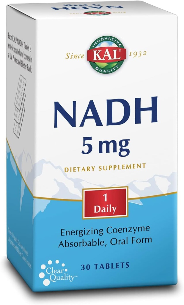 KAL 5 Mg Nadh Tabletleri, 30 Kont