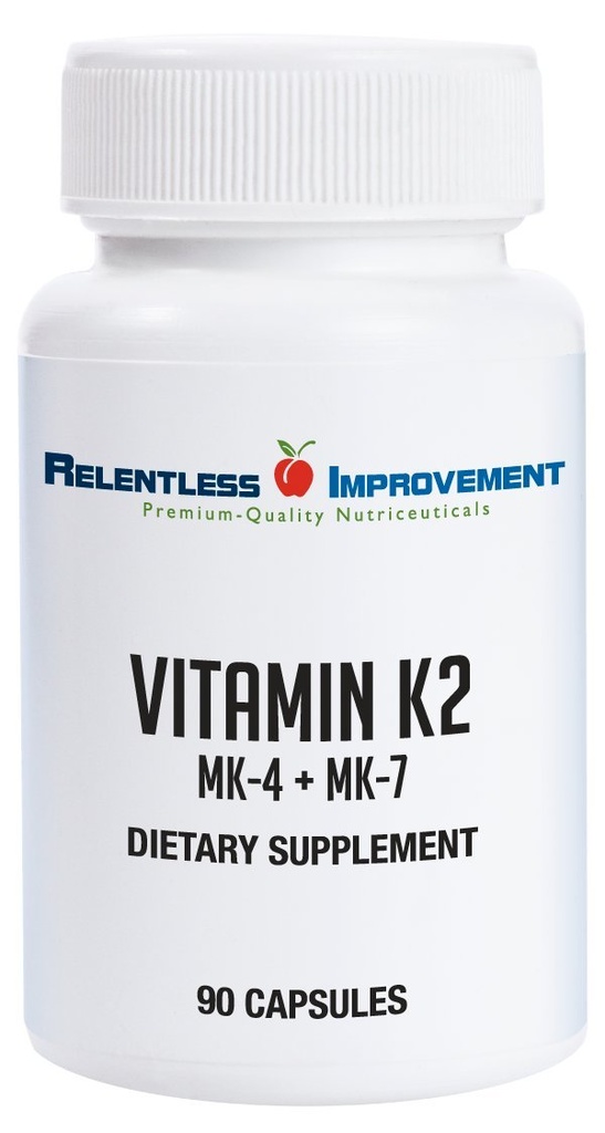 Natural K2 MK4 Plus Vitamin K2 MK7 Yüksek Lisans 15,000 MK-4 + 6006 MK-7 Bone and Arterial Health Vegi-Capsules Soy-Free