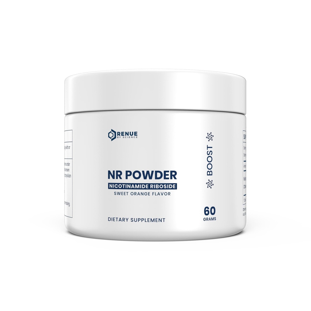 Renue By Science Nicotinamid Riboside | 1000 mg Nicotinamid Toz - Yüksek Kuvvet NR NAD Toz Sublingual Citrus Burst Flavor | ABD ve Üçüncü Parti Test Edildi | 60 Hizmetler