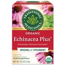 Geleneksel Medicinals Organik Echinacea Plus ile Spearmint Herbal Tea, Immune Function, (Pack of 1) - 16 Çay Çanta Çantası