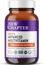 Yeni Bölüm Men's Multivitamin Advanced Formula for Stress, Brain, Immune, Heart & Enerji Desteği, Tüm Gıda Fermented Essential Nutrients for Men + Selenium + B Vitaminleri, 72 ct
