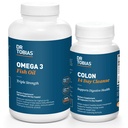 Dr. Tobias Omega 3 Fish Oil and Colon 14 Day Cleanse for Improv Digestion and General Health