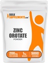 BulkSupplements.com çinko Orotate Toz - Immune Support - Gluten Free, 200 mg per Service, 1kg (2.2 lbs) (Pazar 1)