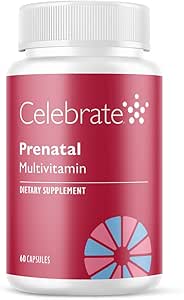 Vitamin Bariatrik Prenatal Multivitamin Capsules ile Folate (Folic Acid), A, Iron, Iodine ve Choline, Roux en Y ve Kol Gaztrektomi Hastaları için, 60 Kont