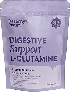 Nuzest Bethany'nin Pantry – Digestive Support L-Glutamine Toz – Amino Asit Diyetsel Tamam - Gut ve Immune Health 8.8 oz (50 hizmet)