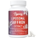 Saffron Supplements -% 100 Pure Saffron Extract 88.5 mg, maksimum Aborpsiyon, Better Bioavailability, Liposomal Supplements for Mood, Focus & Vision - 60 Vegan Capsules, Made in USA.