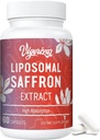 Saffron Supplements -% 100 Pure Saffron Extract 88.5 mg, maksimum Aborpsiyon, Better Bioavailability, Liposomal Supplements for Mood, Focus & Vision - 60 Vegan Capsules, Made in USA.
