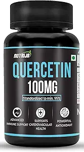 Quercetin 100 mg Capsules - Standardized to% 95 | Highly Purified & Bio available Supplement | Natural Bio-flavonoids & Güçlü Anti-Oxidants (90 Capsules)