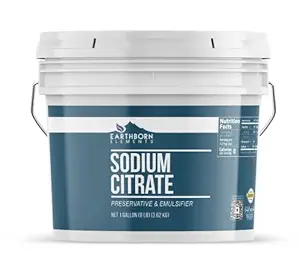 Earthborn Elements sodyum Citrate (1 Gallon), Preservative, Emulsifier