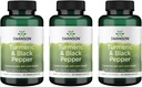 Swanson Premium- Turmeric & Black Pepper - Antioksi, Digestion & Ortak Destek - 90 Veg Caps (3 Pack)