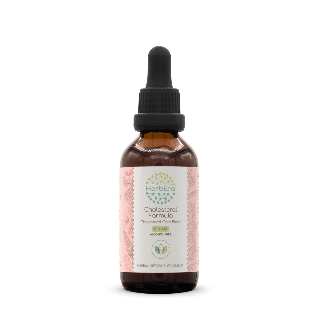 HerbEra Cholesterol Formula B60 Αλκοόλ-ελεύθερο εκχύλισμα Βάμμα: Artichoke Leaf, Hawthorn Leaf and Flower, Σπόροι μάραθου, Turmeric Root, Ashwagandha Root, Amla Berry. Μείγμα φροντίδας χοληστερόλης 2 Fl Oz